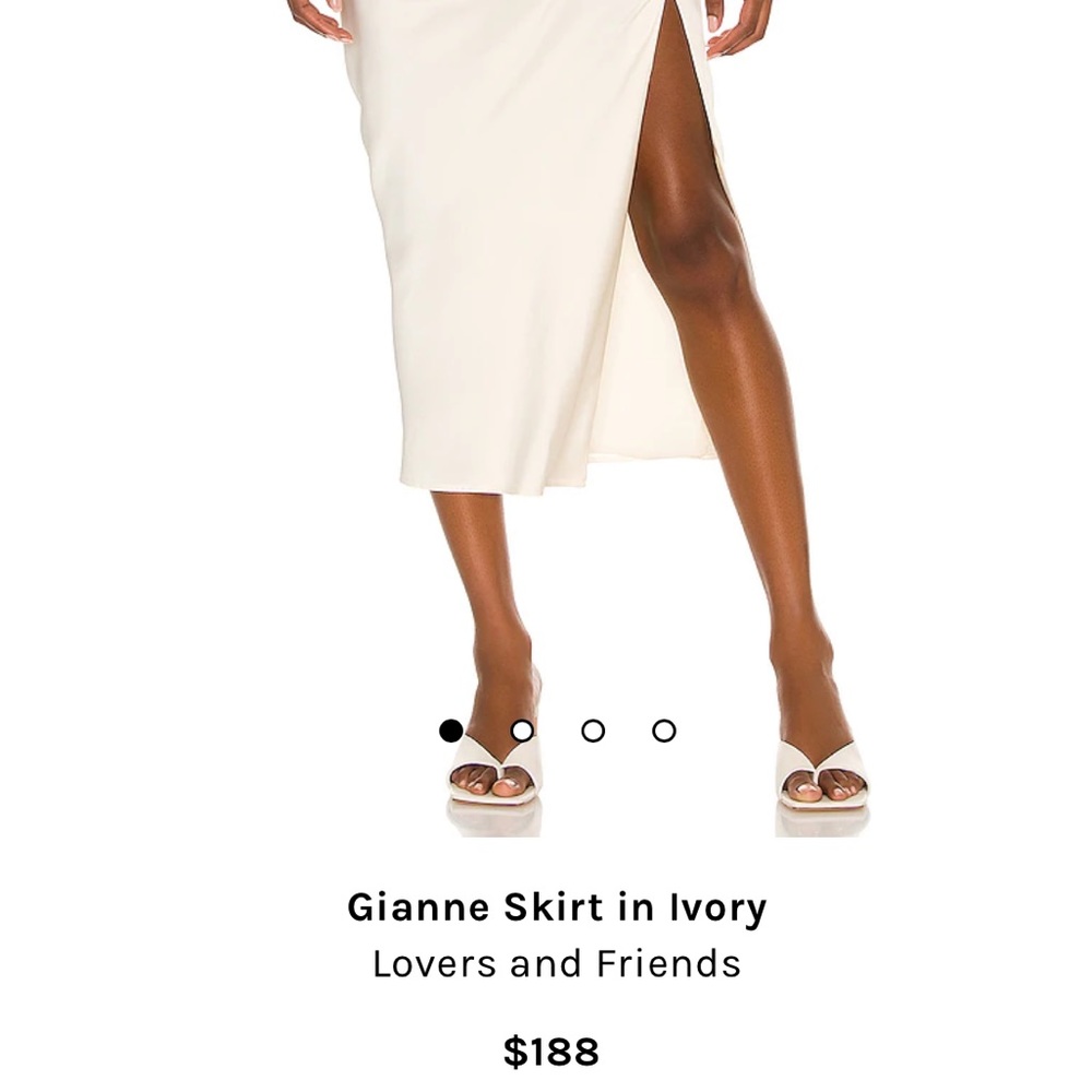 Revolve x Lovers + Friends Gianne matching co-ord set in ivory - Picture 6 of 7